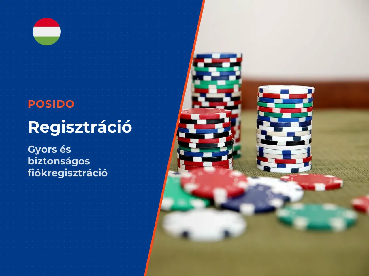 Gyors regisztráció, fiókverifikáció és biztonságos belépés