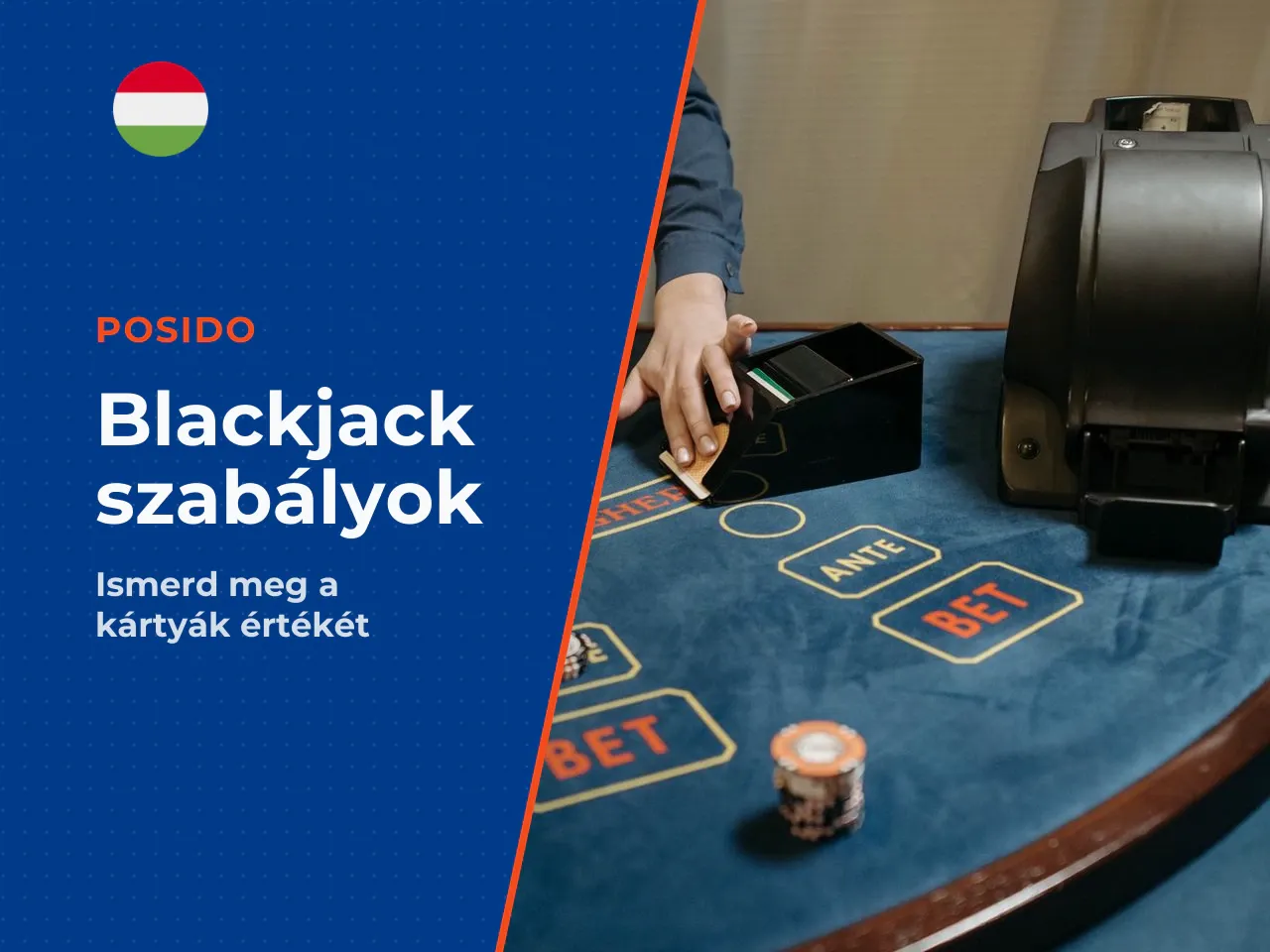 A blackjack kártyák értéke és az