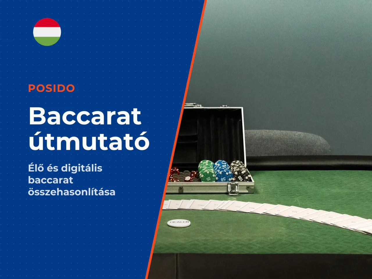 Live dealer baccarat és a digitális