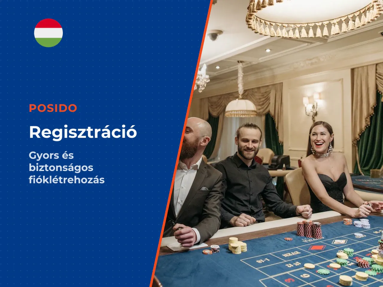 Regisztráció a Posido Casino platformon belépés
