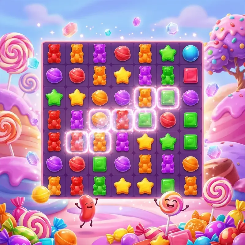 Sugar Rush slot ingyenes demo, bónuszfunkciók