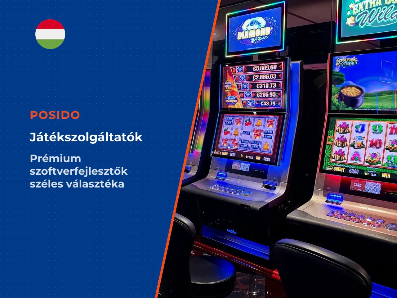 Játékszolgáltatók, köztük a Pragmatic Play. A