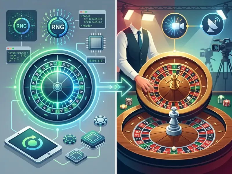 online roulette demo vs live dealer