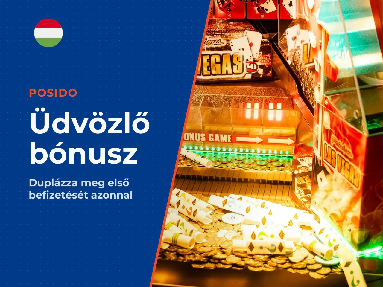 Mit tartalmaz a Posido kaszinó üdvözlő