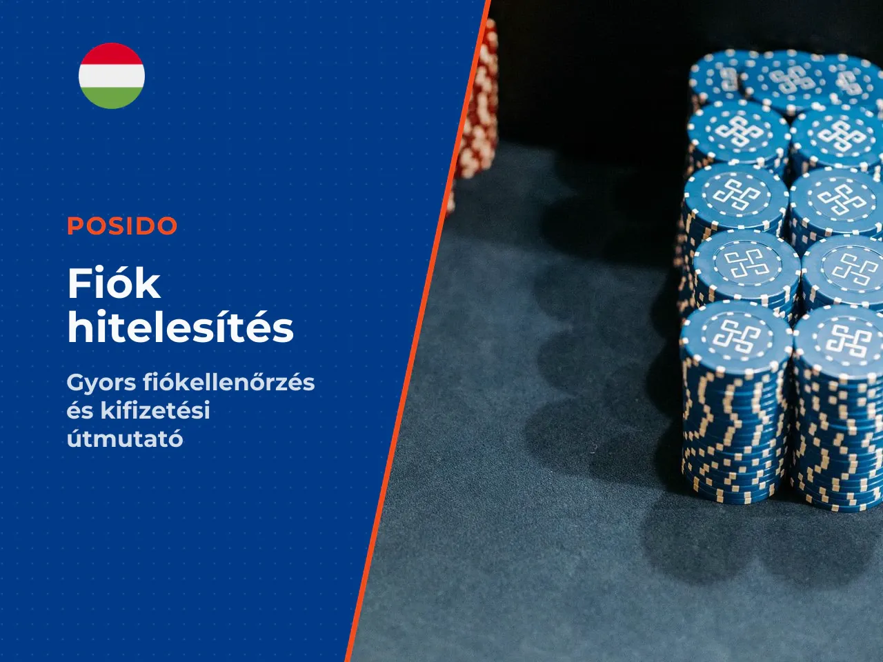 Regisztráció és a Posido-fiók állapota. A