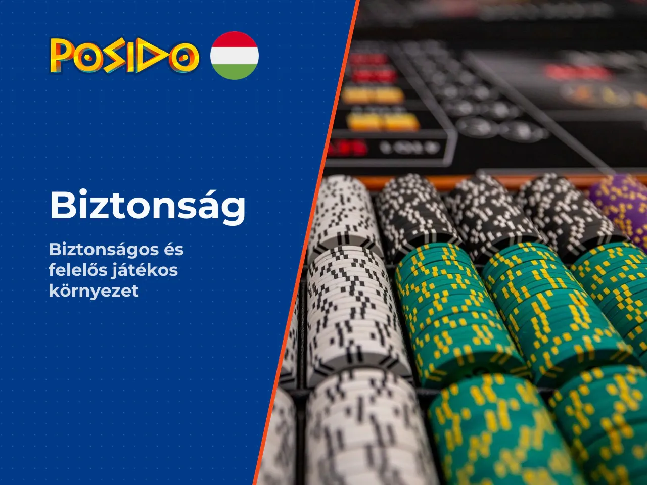 Posido biztonság, licence és felelős játék