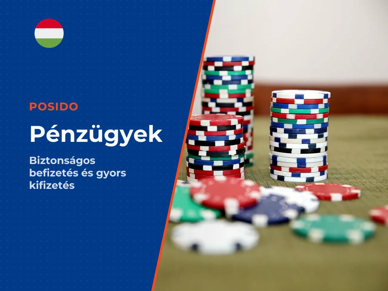 Befizetés, kifizetés és fiókellenőrzés magyar játékosként